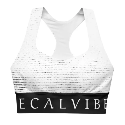 DECALVIBES Longline Sports Bra Sport BH Ultimate Dirty Fabric