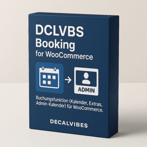 DCLVBS Buchungssystem für WooCommerce