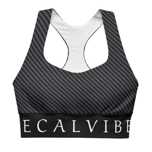 DECALVIBES Longline Sports Bra Sport BH Ultimate Carbon