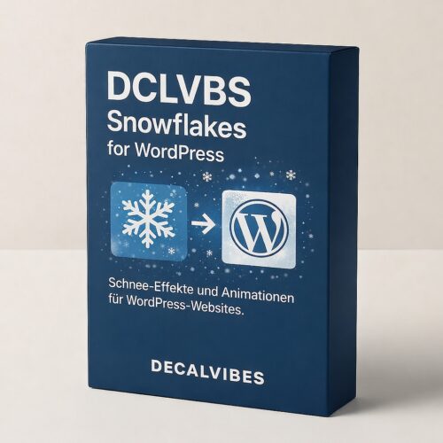 DCLVBS Snowflakes for WordPress