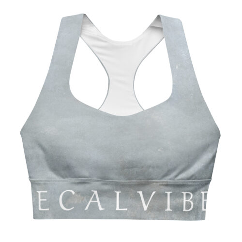 DECALVIBES Longline Sports Bra Sport BH Ultimate Pure Concrete