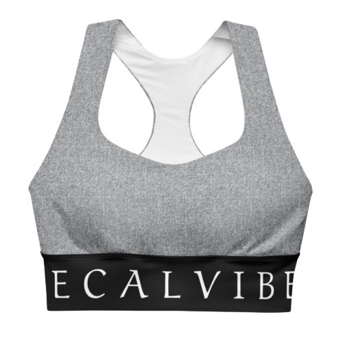 DECALVIBES Longline Sports Bra Sport BH Ultimate Grey Melange
