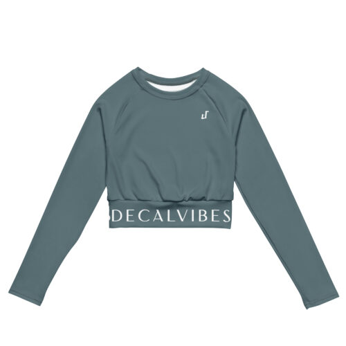 DECALVIBES Crop Top mit langen Ärmeln Ultimate Classic