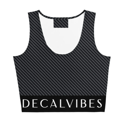 DECALVIBES Crop Top ohne Ärmel Tank Top Ultimate Carbon