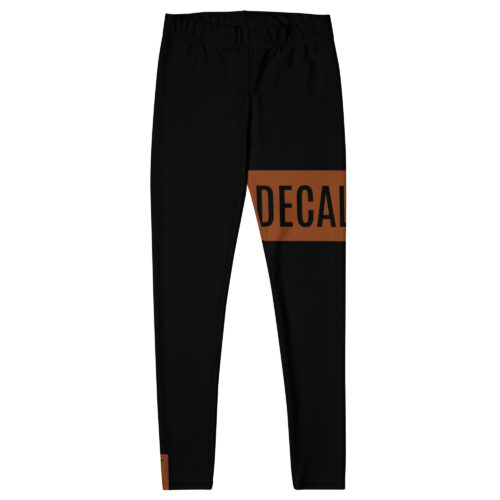 DECALVIBES Damen Leggings Basic Urban Side Bronze