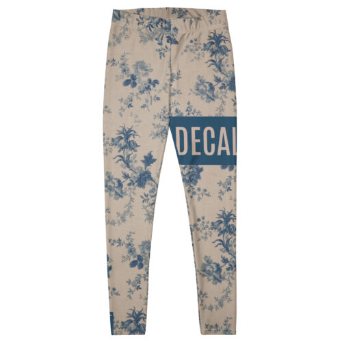 DECALVIBES Damen Leggings Basic Urban Side Pastell Plants