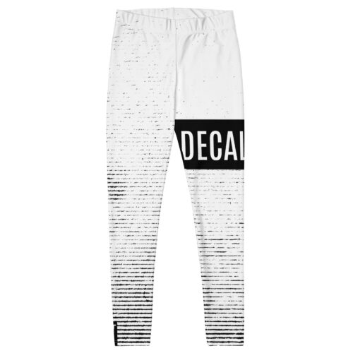 DECALVIBES Damen Leggings Basic Urban Side Dirty Fabric