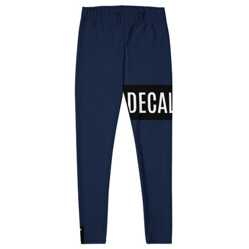 DECALVIBES Damen Leggings Basic Urban Side Black