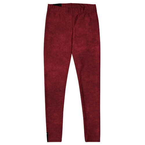 DECALVIBES Damen Leggings Basic Lava Red