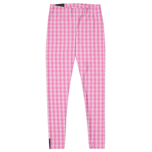 DECALVIBES Damen Leggings Basic Pink Squared