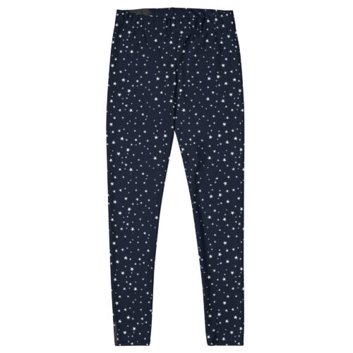 DECALVIBES Damen Leggings Basic Sea of Stars Navy