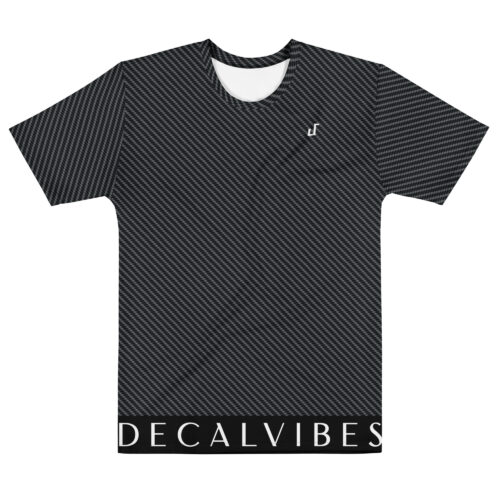 DECALVIBES Herren T-Shirt aus Baumwolle mit Rundhalsausschnitt Ultimate Carbon
