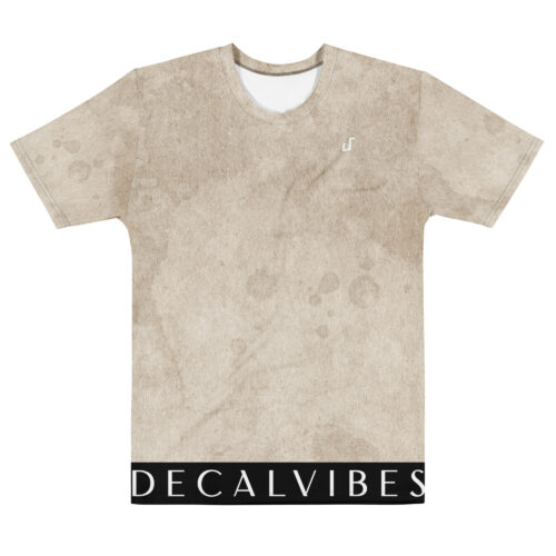 DECALVIBES Herren T-Shirt aus Baumwolle mit Rundhalsausschnitt Ultimate Pre-Spilled Beige