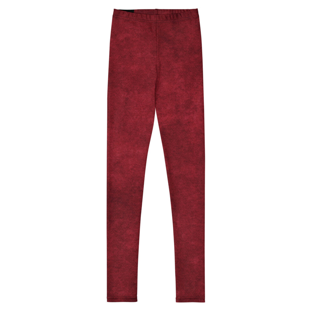 DECALVIBES Mädchen Leggings für Kinder & Jugendliche Lava Red