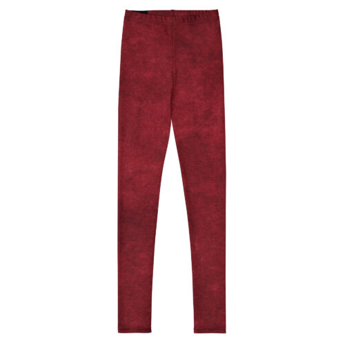 DECALVIBES Mädchen Leggings für Kinder & Jugendliche Lava Red