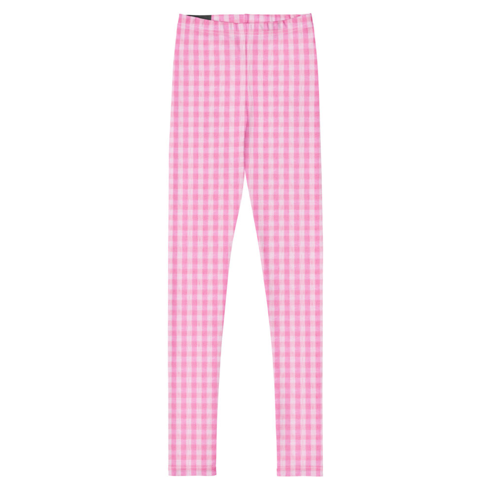 DECALVIBES Mädchen Leggings für Kinder & Jugendliche Pink Squared