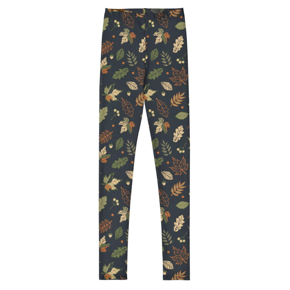 DECALVIBES Mädchen Leggings für Kinder & Jugendliche Autumn Leaves