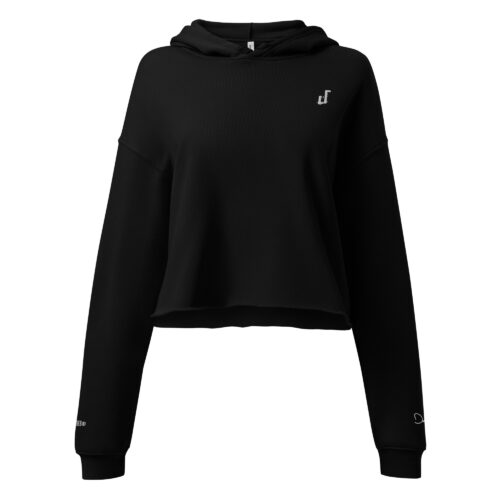 DECALVIBES Crop Hoodie Kapuzenpullover Basic Signature Back