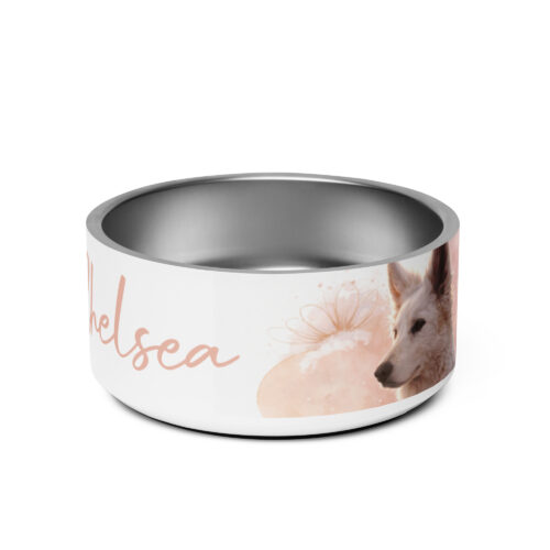 DECALVIBES Hunde Futternapf in verschiedenen Größen mit Name und Bild Personalisierbar