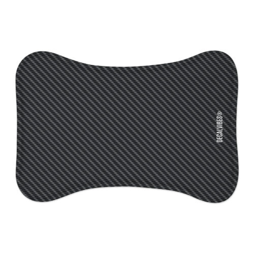 DECALVIBES Hunde Napfunterlage Carbon