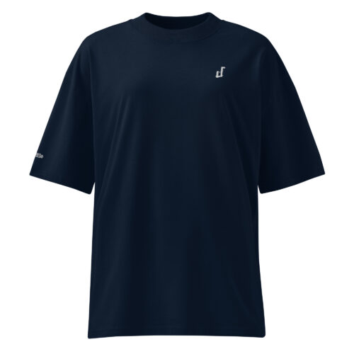 DECALVIBES Damen Oversized Bio-T-Shirt mit breitem Kragen Classic