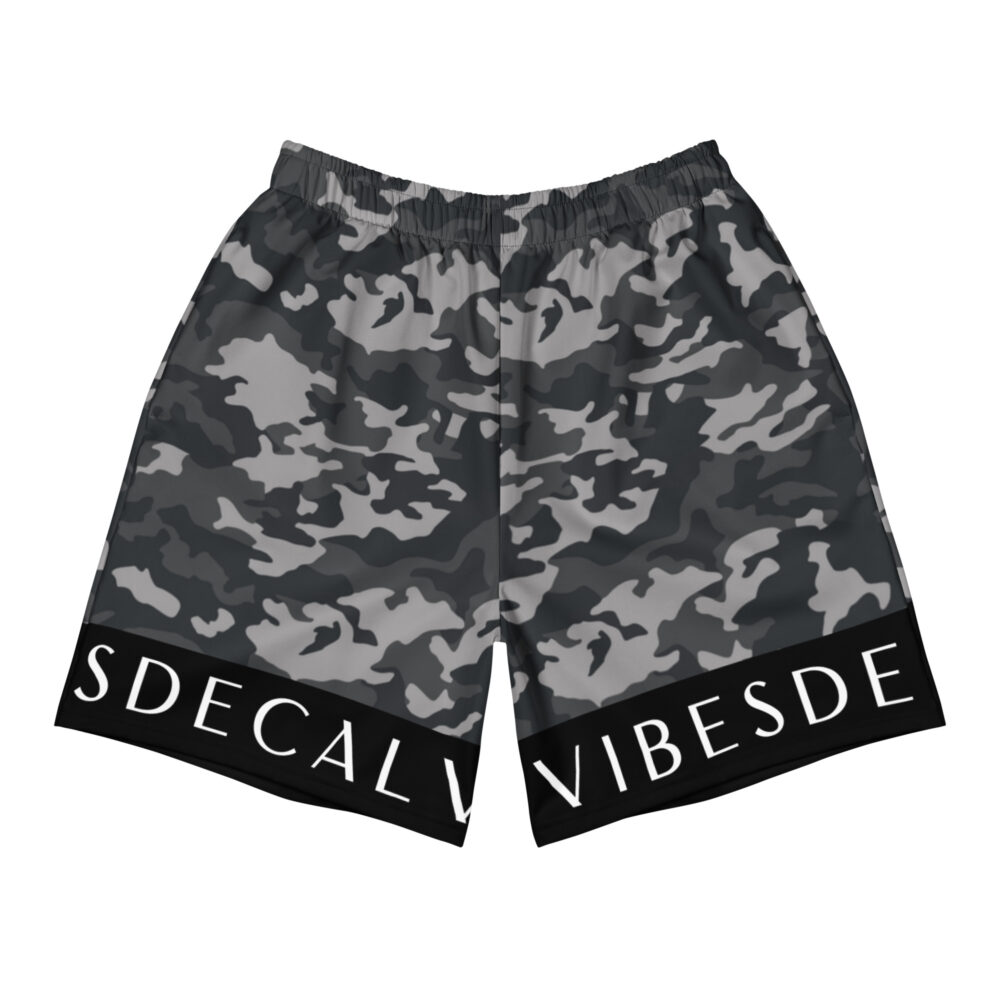 DECALVIBES Multifunctional Damen Sport Shorts Ultimate Greyness Camouflage