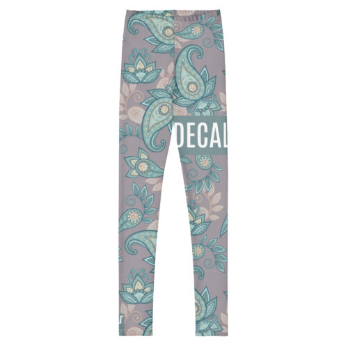 DECALVIBES Mädchen Leggings für Kinder & Jugendliche Urban Side Vintage Leaves
