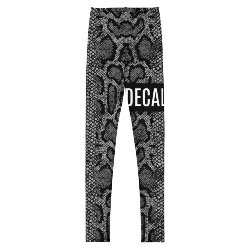 DECALVIBES Mädchen Leggings für Kinder & Jugendliche Urban Side Snake Black Mamba