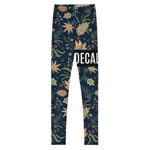 DECALVIBES Mädchen Leggings für Kinder & Jugendliche Urban Side Majestic Leaves